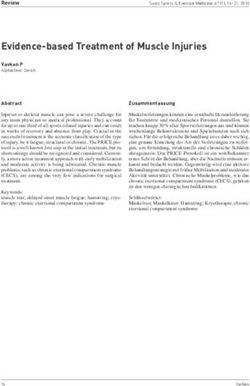 Evidence-based Treatment of Muscle Injuries