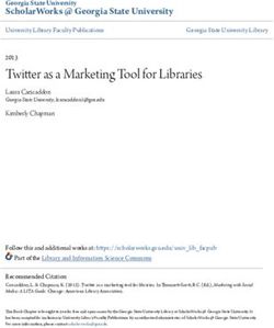 Twitter as a Marketing Tool for Libraries - ScholarWorks @ GSU