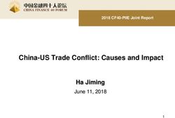 China-US Trade Conflict: Causes and Impact - Ha Jiming June 11, 2018