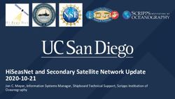 HISEASNET AND SECONDARY SATELLITE NETWORK UPDATE 2020-10-21 - JON C. MEYER, INFORMATION SYSTEMS MANAGER, SHIPBOARD TECHNICAL SUPPORT, SCRIPPS ...