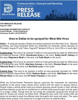 Area in Dallas to be sprayed for West Nile Virus