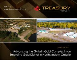 Advancing the Goliath Gold Complex in an Emerging Gold District in Northwestern Ontario - TSX. TML