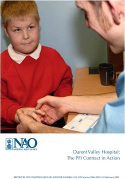 Darent Valley Hospital: The PFI Contract in Action - National Audit Office