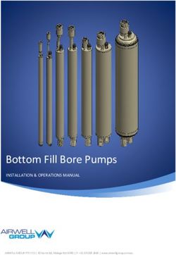 Bottom Fill Bore Pumps Installation Operations Manual Airwell Group Bottom Fill Bore Pumps Installation Operations Manual Airwell Group