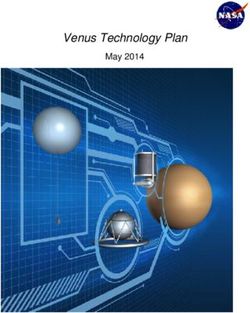 Venus Technology Plan - May 2014