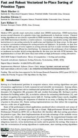Fast and Robust Vectorized In-Place Sorting of Primitive Types - Schloss Dagstuhl