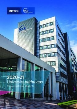 2020-21 University pathways for international students - INTO University Partnerships