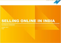 SELLING ONLINE IN INDIA - BUSINESS SWEDEN October 2015 India