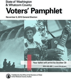 Voters' Pamphlet State of Washington & Whatcom County