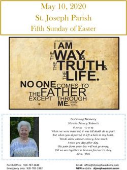 St. Joseph Parish May 10, 2020