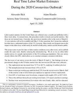 Real Time Labor Market Estimates During the 2020 Coronavirus Outbreak