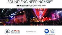 SOUND ENGINEERING NINTH EDITION FEBRUARY-MAY 2020 - RCF