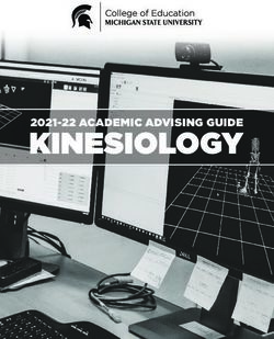 2021-22 ACADEMIC ADVISING GUIDE - Michigan State ...