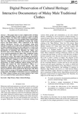 Digital Preservation of Cultural Heritage: Interactive Documentary of Malay Male Traditional Clothes