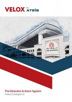 Fire Detection & Alarm System - Product Catalogue V.2 - VELOX- Fire Alarm Detection ...