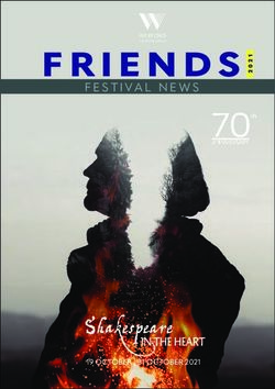 FESTIVAL NEWS - 19 OCTOBER | 31 OCTOBER 2021 - Wexford Festival Opera