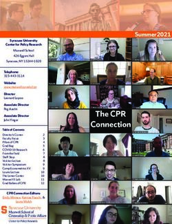 Summer2021 - The Maxwell School of ...