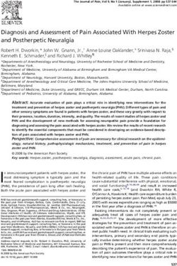 Diagnosis and Assessment of Pain Associated With Herpes Zoster and Postherpetic Neuralgia