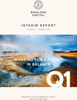 JANUARY - 31 MARCH 2021 - Cision