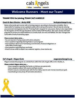 Welcome Runners - Meet our Team! - Cal's Angels