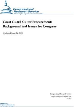 Coast Guard Cutter Procurement: Background and Issues for Congress - Updated June 24, 2019 - Federation of American Scientists