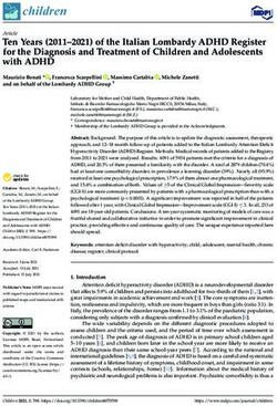 Ten Years (2011-2021) of the Italian Lombardy ADHD Register for the Diagnosis and Treatment of Children and Adolescents with ADHD - MDPI