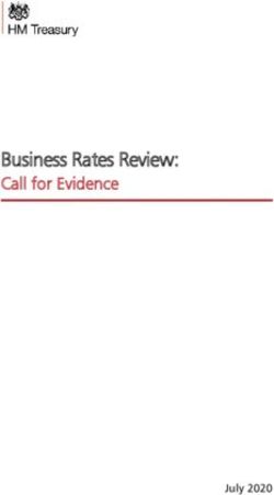 Business Rates Review: Call for Evidence - July 2020 - Gov.uk