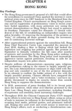 HONG KONG - U.S.-China Economic...