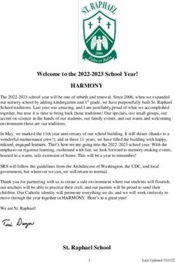 HARMONY Welcome to the 2022-2023 School Year!