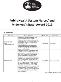 Public Health System Nurses' and Midwives' (State) Award 2019