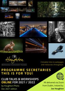 PROGRAMME SECRETARIES THIS IS FOR YOU! - CLUB TALKS & WORKSHOPS ONLINE FOR 2021 / 2022 by Houghton Photo Dec 2021 edition
