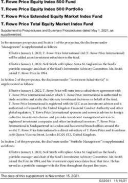 T. Rowe Price Equity Index 500 Fund T. Rowe Price Equity Index 500 Portfolio T. Rowe Price Extended Equity Market Index Fund T. Rowe Price Total ...