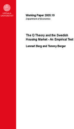 The Q Theory and the Swedish Housing Market - An Empirical Test - Working Paper 2005:19