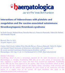 Interactions of Adenoviruses with platelets and coagulation and the vaccine-associated autoimmune thrombocytopenia thrombosis syndrome