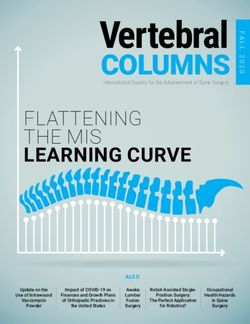 Vertebral COLUMNS - ISASS - The International ...