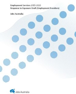 Employment Services 2015-2020 Response to Exposure Draft (Employment Providers) Jobs Australia