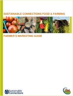 SUSTAINABLE CONNECTIONS FOOD & FARMING FARMER'S MARKETING GUIDE - Eat Local First