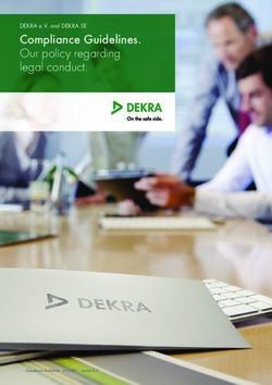 Compliance Guidelines - Our policy regarding legal conduct. DEKRA e. V. and DEKRA SE