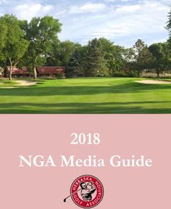 NGA MEDIA GUIDE 2018 - 2018NGAMEDIAGUIDE 1 - NEBRASKA GOLF ASSOCIATION