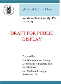 Annual Action Plan DRAFT FOR PUBLIC DISPLAY - Westmoreland County, PA FY 2021