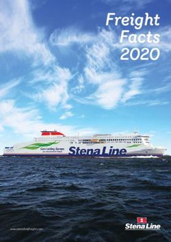Freight Facts 2020 - www.stenalinefreight.com - Stena Line Freight