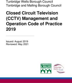 Closed Circuit Television (CCTV) Management and Operation Code of Practice 2019 - Tunbridge Wells Borough Council Tonbridge and Malling Borough ...