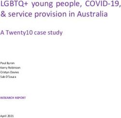 LGBTQ+ young people, COVID-19, & service provision in Australia - A Twenty10 case study