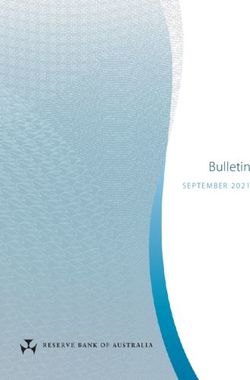 Bulletin SEPTEMBER 2021 - Reserve Bank of Australia
