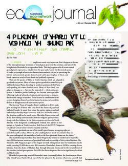 Mixed-grass Prairie Home to Rare Grassland Birds - Manitoba ...