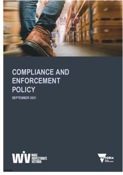 COMPLIANCE AND ENFORCEMENT POLICY - SEPTEMBER 2021 - Victorian ...