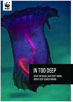 IN TOO DEEP WHAT WE KNOW, AND DON'T KNOW, ABOUT DEEP SEABED MINING - WWF