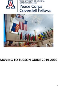 MOVING TO TUCSON GUIDE 2019-2020 - University of Arizona ...