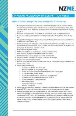 STANDARD PROMOTION OR COMPETITION RULES - SPECIFIC TERMS - Be Nigel's Fiji Footy Mate (thanks to Tourism Fiji) - Radio Sport