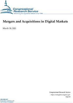 Mergers and Acquisitions in Digital Markets - March 30, 2021 - Federation of ...